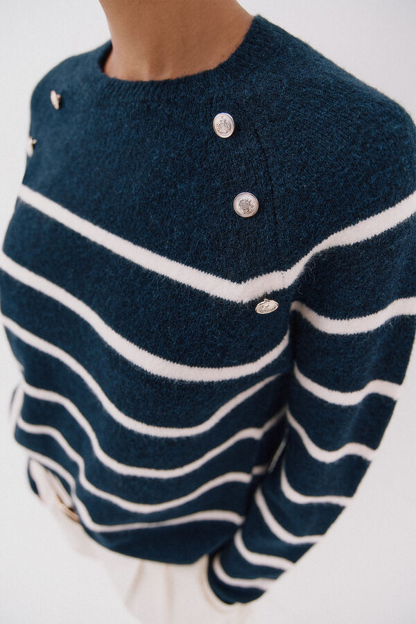 Cortefiel Jersey tacto suave Azul marino