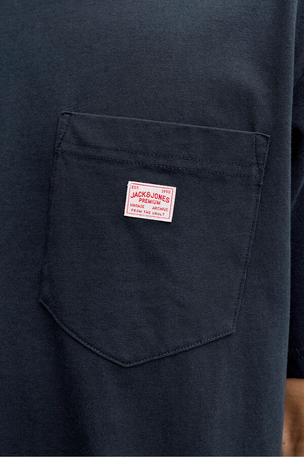 Jack & Jones T-shirt manga curta bolso Azul