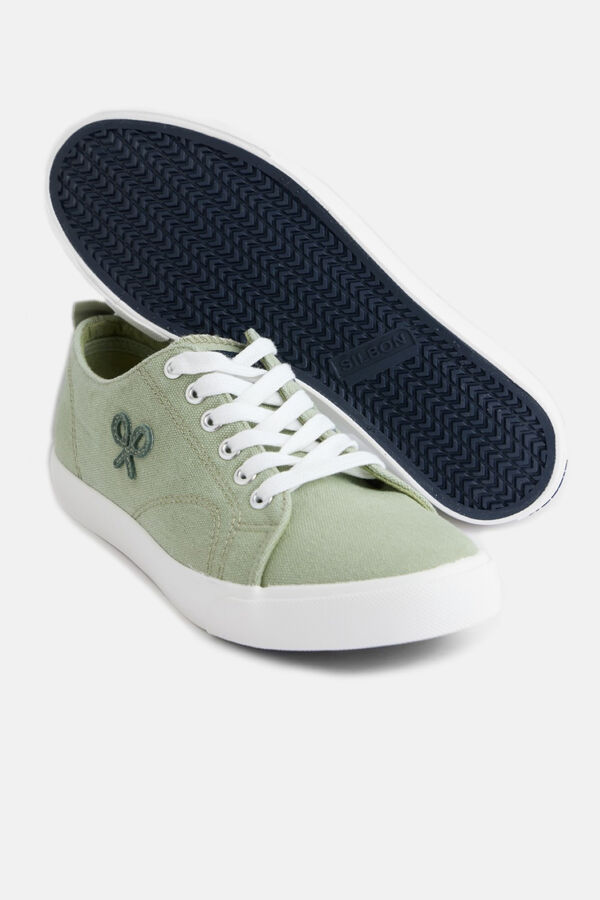 Silbon Classic canvas sneaker Green