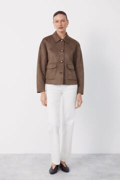 Cortefiel Chaqueta tejido efecto ante