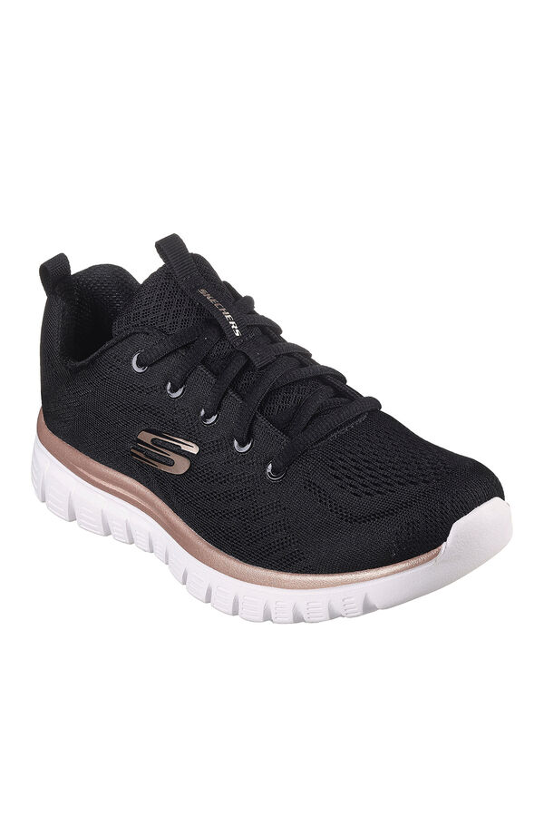 Skechers Chinelos de quarto Graceful Preto