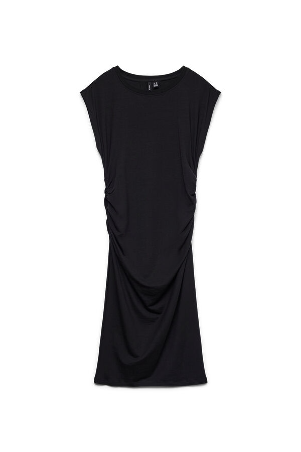 Vero Moda Vestido curto em Tencel Preto