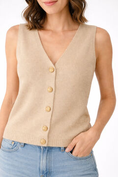 Vila Chaleco de punto con l&uacute;rex