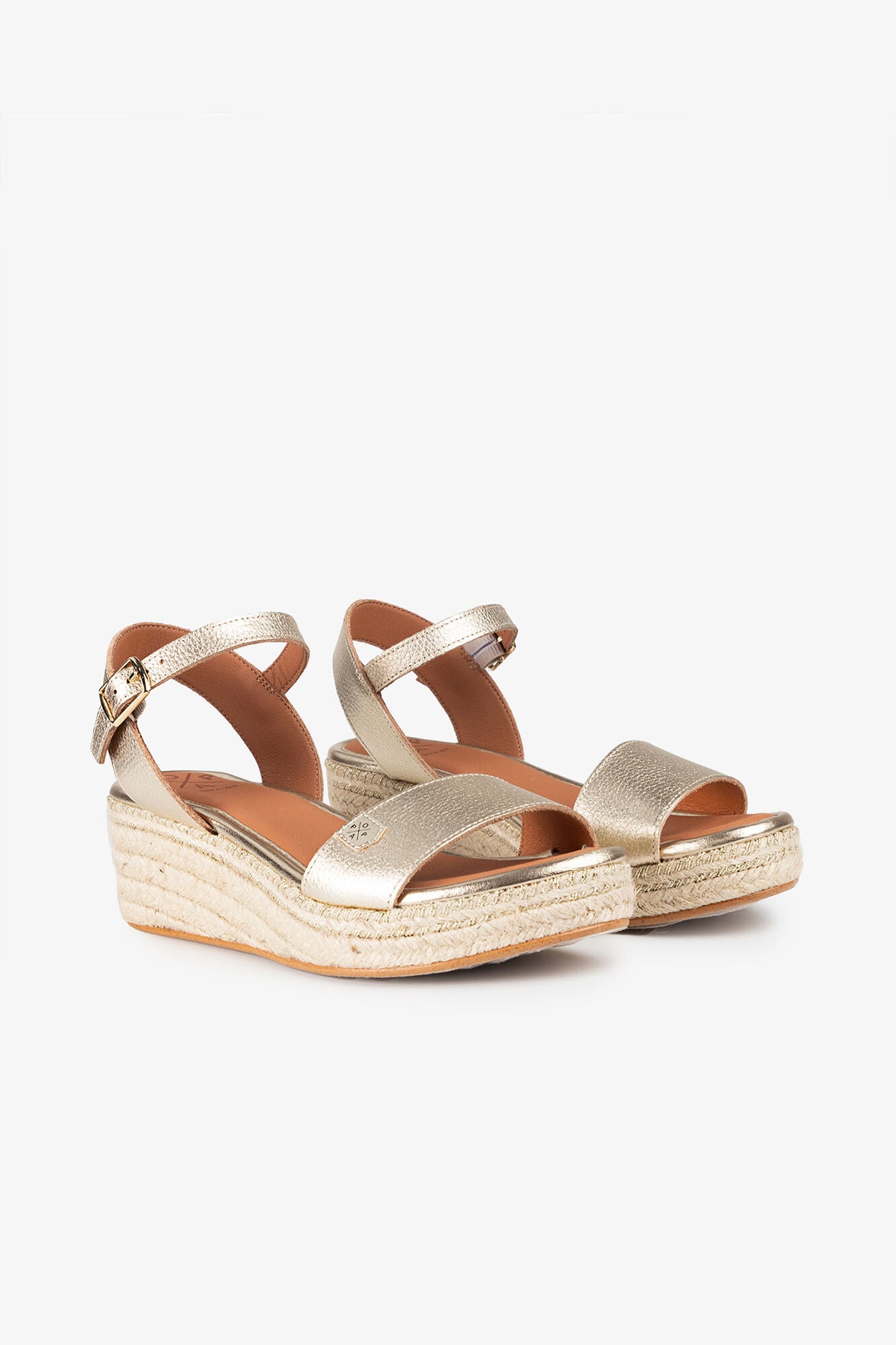POPA PLANA LEYTE - Sandalias - Oro/dorado