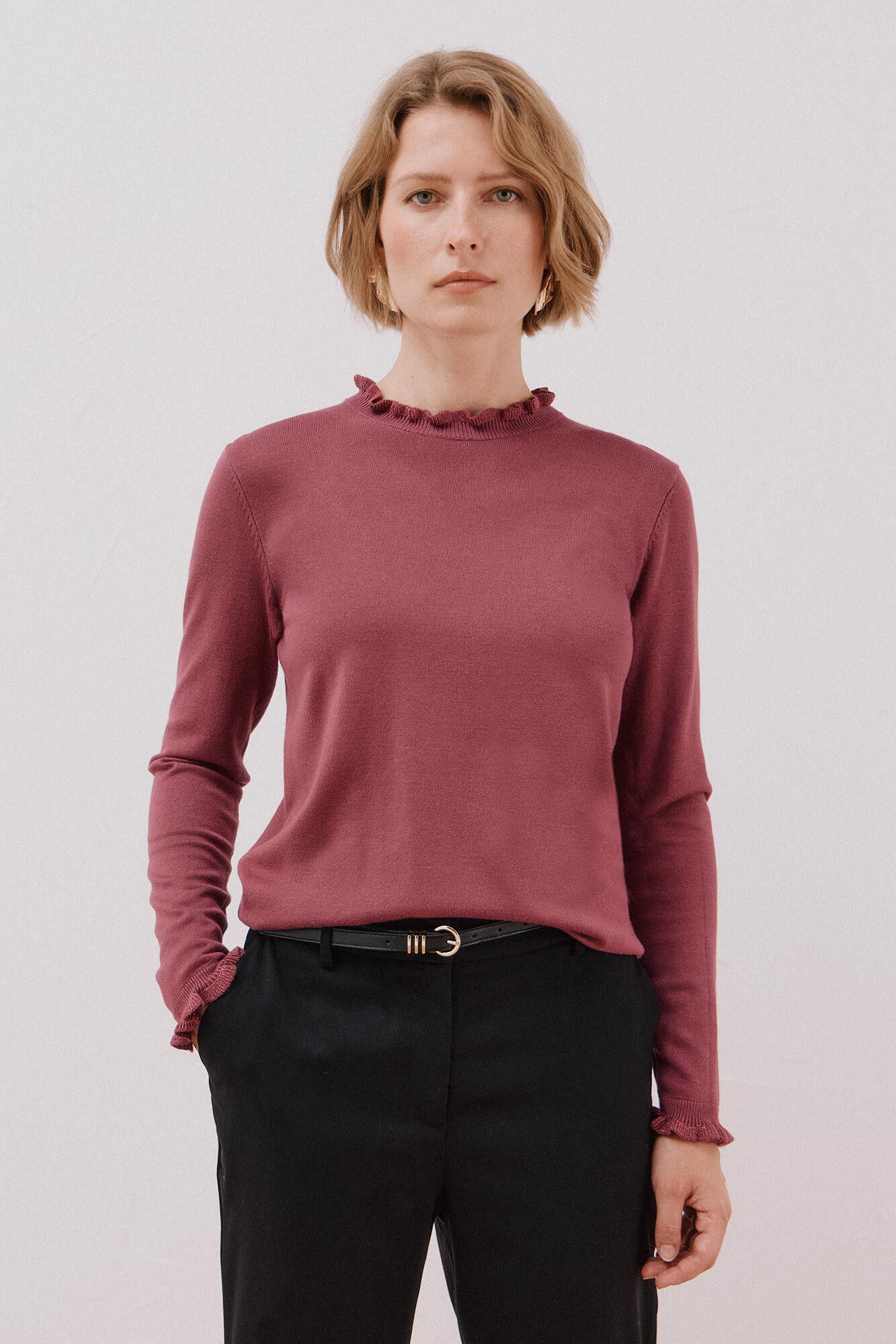 Cortefiel Jersey volante cuello