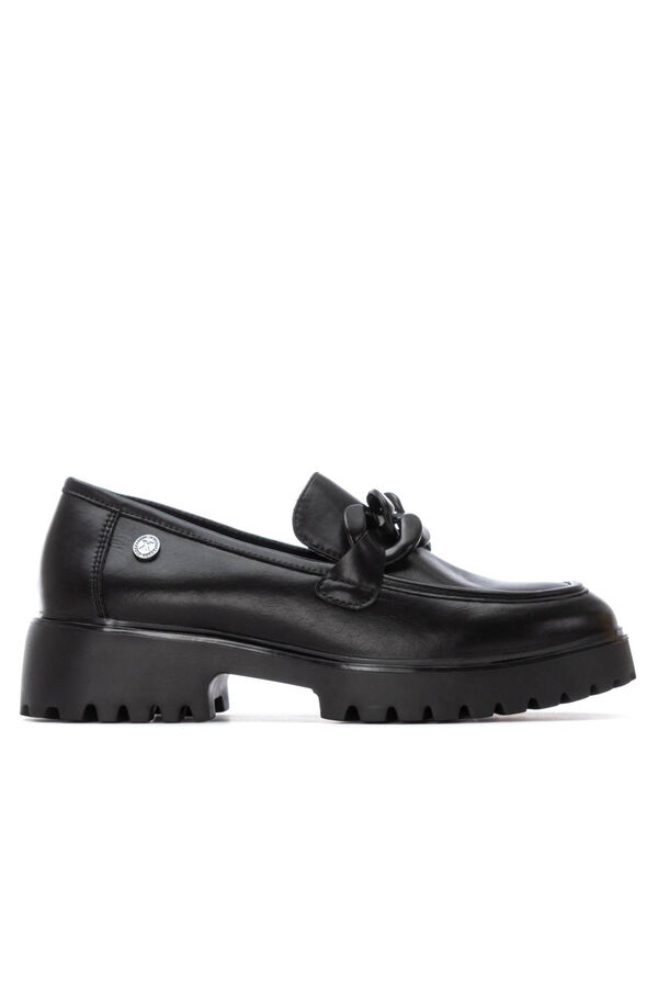 XTI Mocas&iacute;n de mujer Black