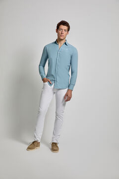 Street Monkey Camisa Oxford con logo