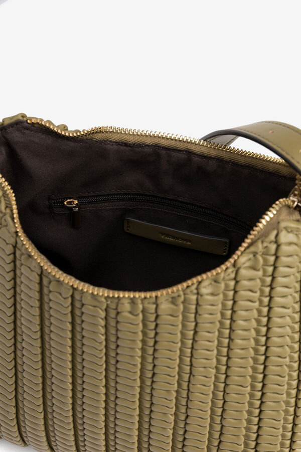 Vilanova Bolso de Hombro Texturizado Verde