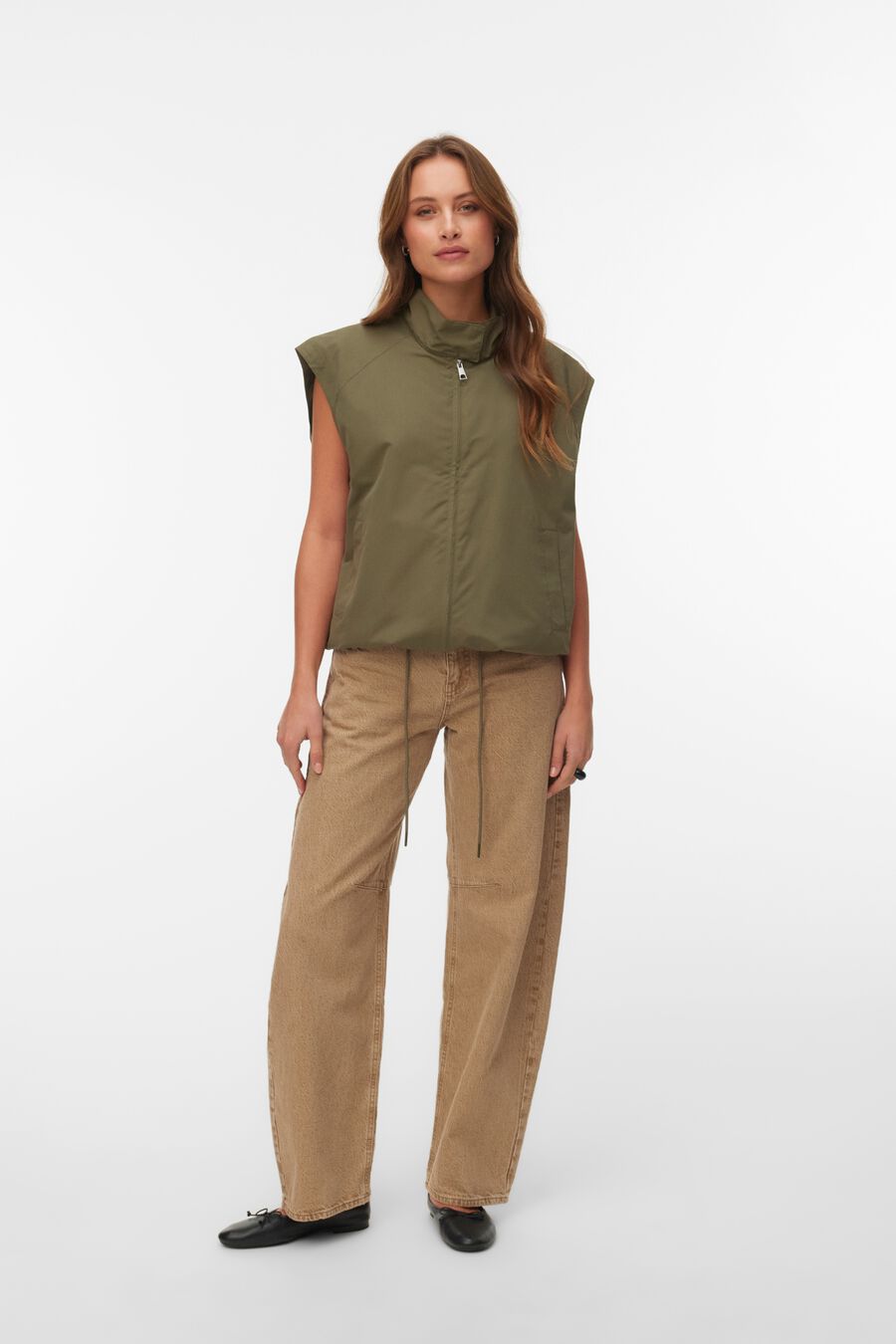 Chaleco corto ajustable