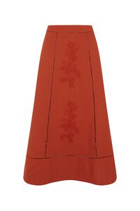 Cortefiel Falda midi bordada