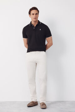 Cortefiel Polo COOLMAX&reg; cuello jacquard