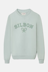 Silbon Sweatshirt meia com logo de raquete Verde