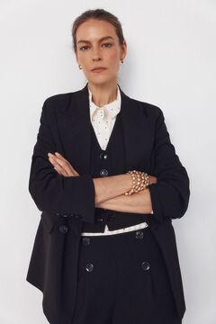 Cortefiel Blazer de color negro