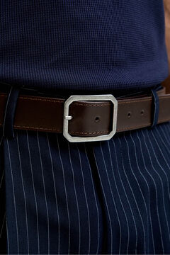 Jack & Jones Cintur&oacute;n hebilla met&aacute;lica