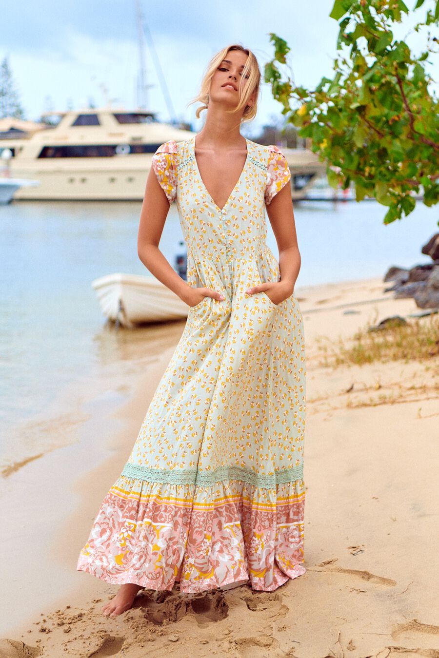 Vestido largo Carmen