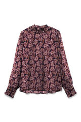 Vero Moda Curve Top de gasa manga larga Curve Azul marino