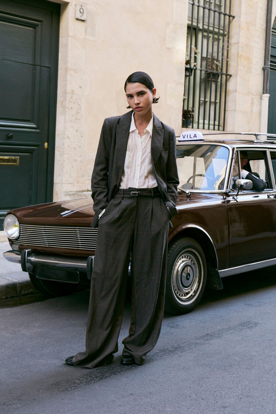 Americana blazer de cuadros