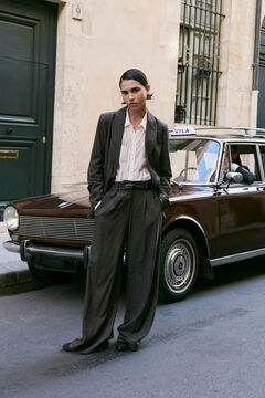 Vila Americana blazer de cuadros