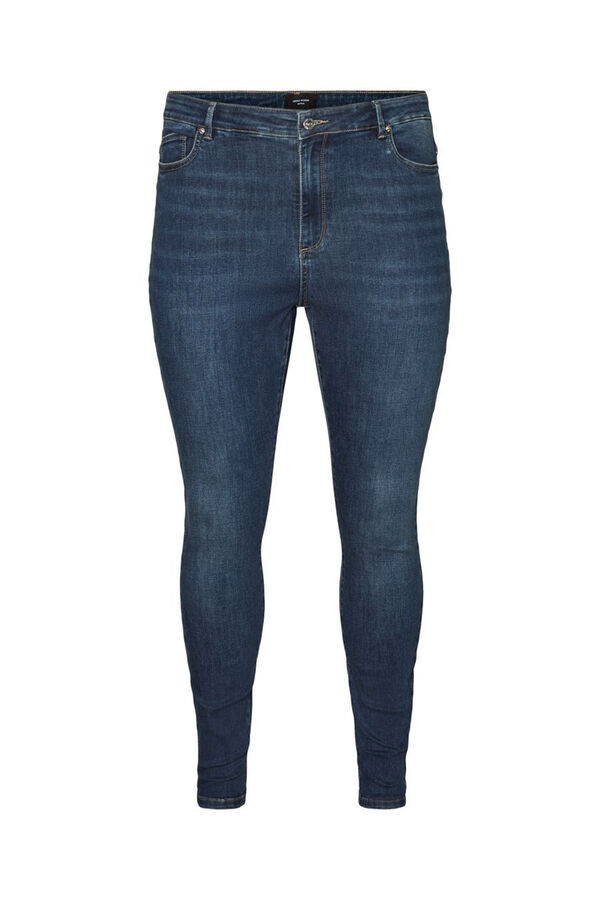 Vero Moda Curve Vaquero Slim talla grande Azul