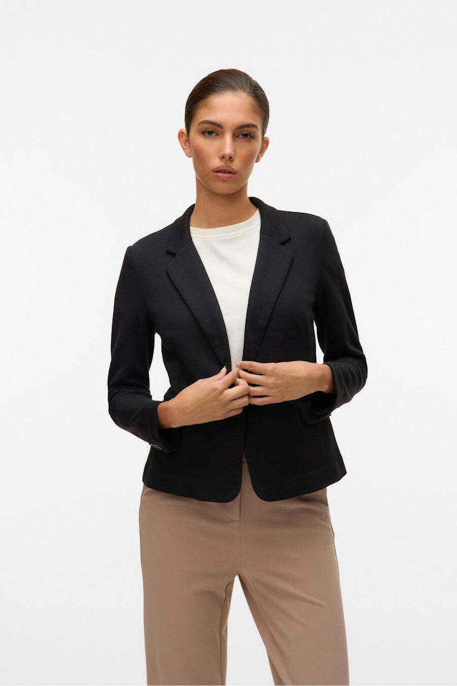 Blazer de mujer manga larga con bolsillos