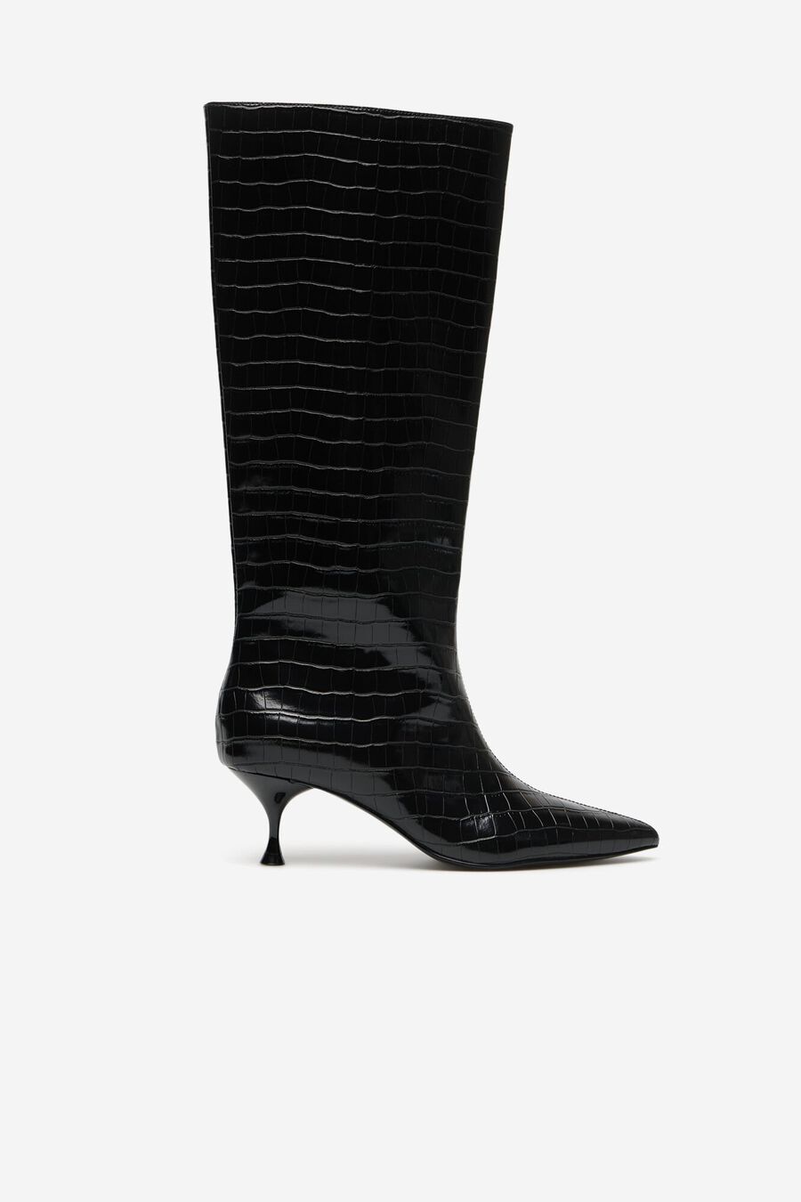 Bota tacón kitten efecto coco