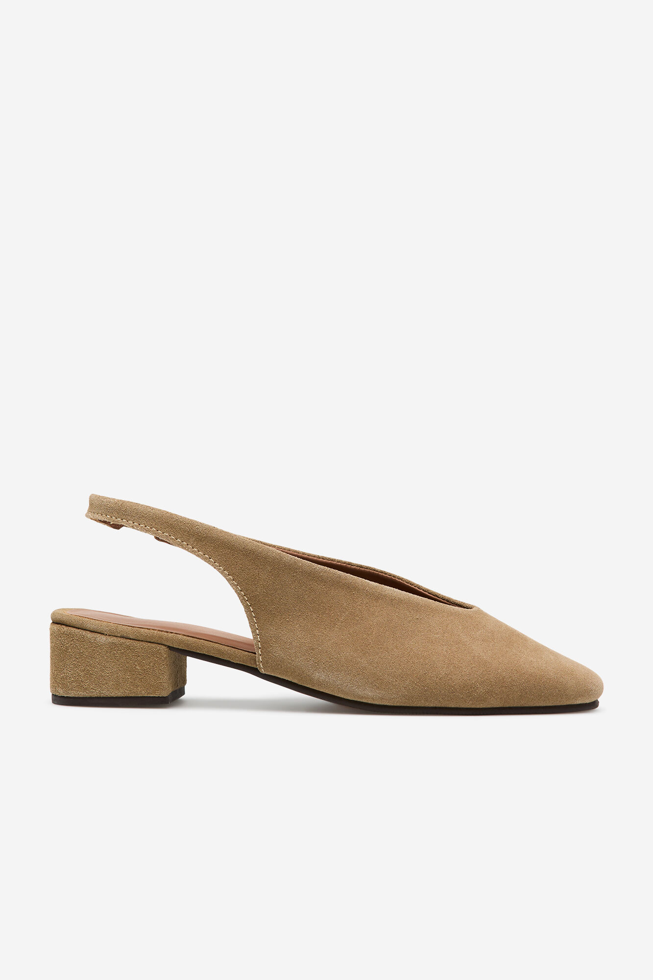 Cortefiel Zapato tac&oacute;n destalonado piel