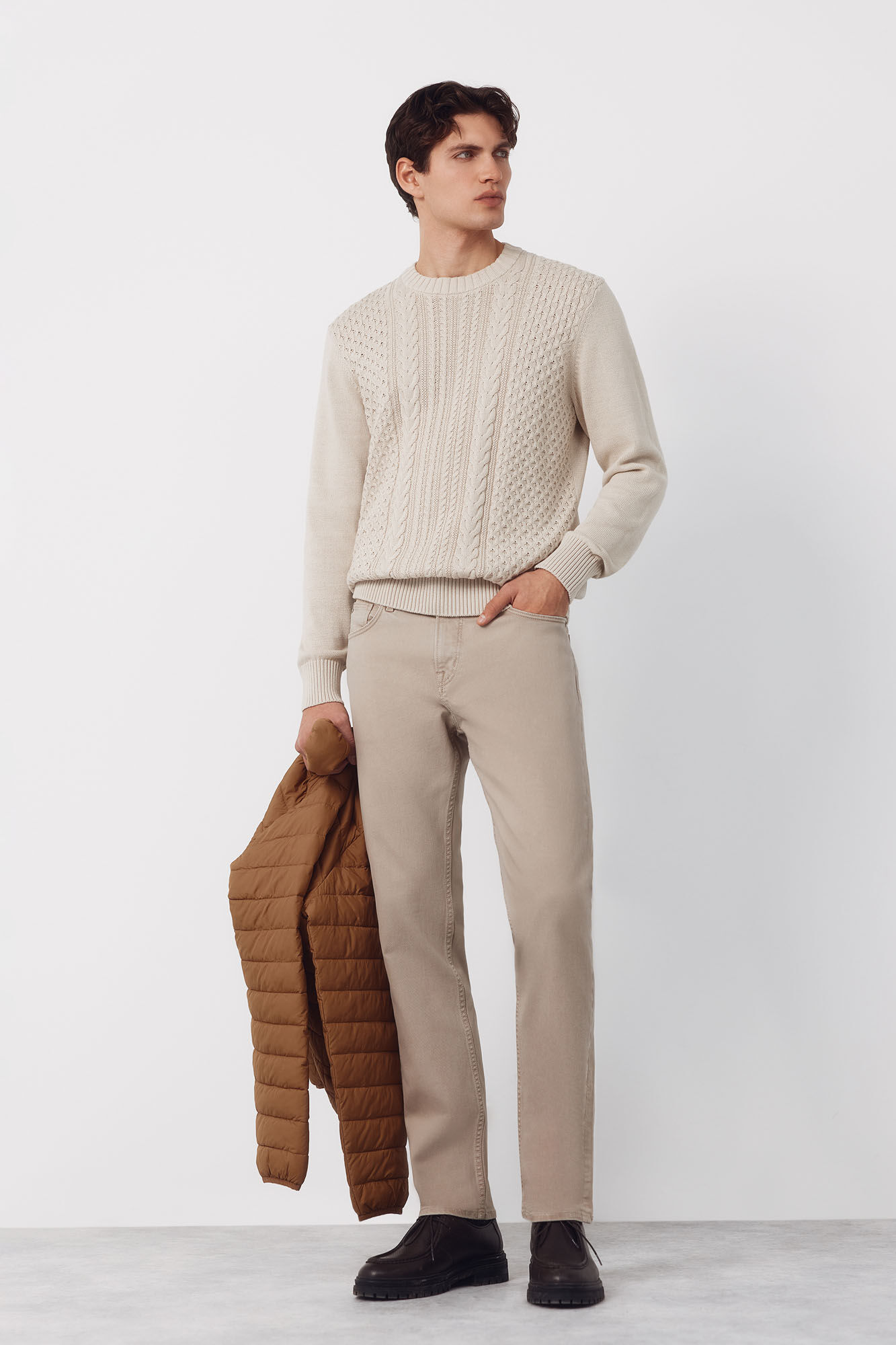 Cortefiel Cal&ccedil;as 5 bolsos cor regular fit