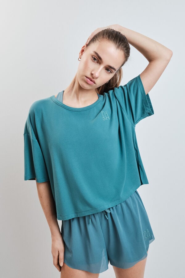 Dash and Stars Zelena ekstra mekana majica kratkih rukava green