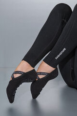 Dash and Stars  Crne papuča čarape black