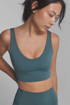 Dash and Stars Zeleni sportski grudnjak 4D Stretch