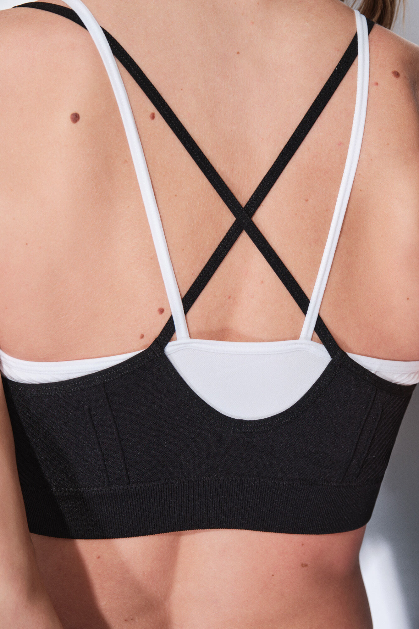 Dash and Stars Sujetador deportivo SEAMLESS COMFORT negro