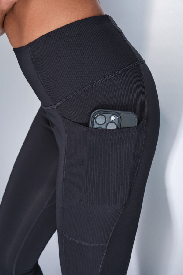 Dash and Stars Crne piratske 4D rastegljive helanke black