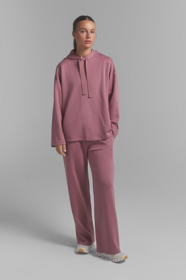 Dash and Stars Mekana roze dukserica sa kapuljačom. pink