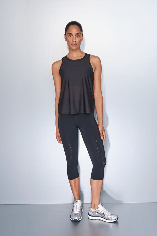 Dash and Stars Kapri kompresivne helanke crne boje black