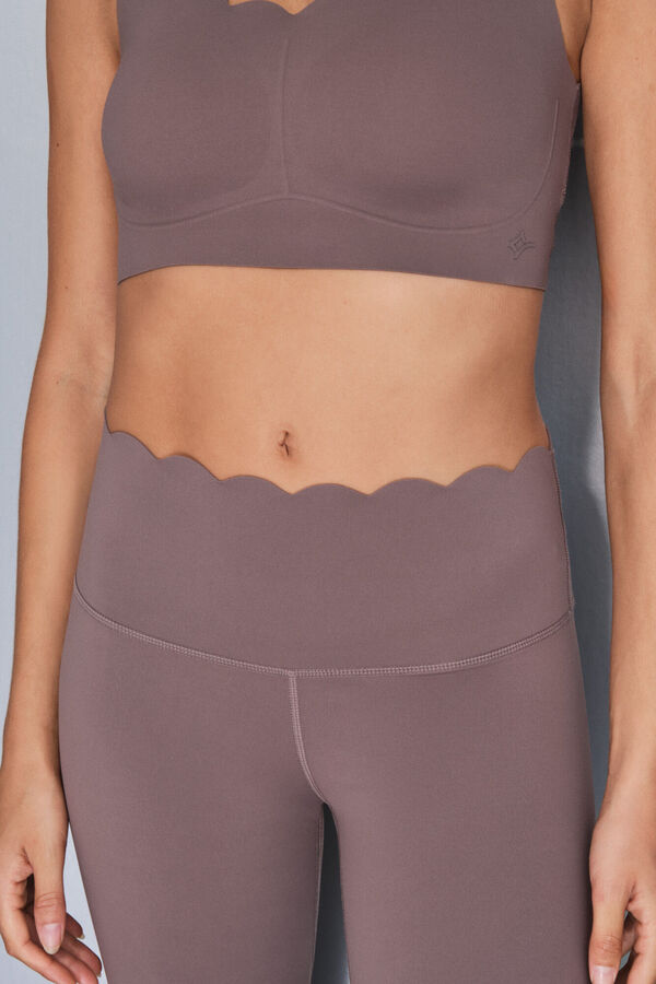 Dash and Stars Smeđe piratske kompresivne helanke nude