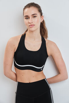Dash and Stars Fekete COMPRESSIVE sportmelltart&oacute;