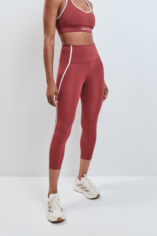 Dash and Stars Bordo helanke 4D STRETCH do listova red