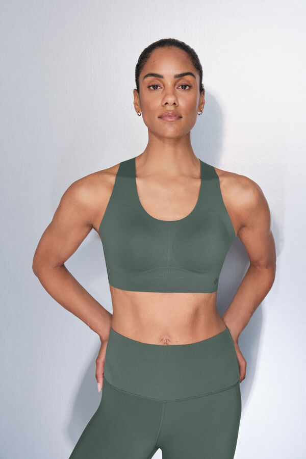 Dash and Stars Sujetador deportivo COMPRESSIVE verde verde