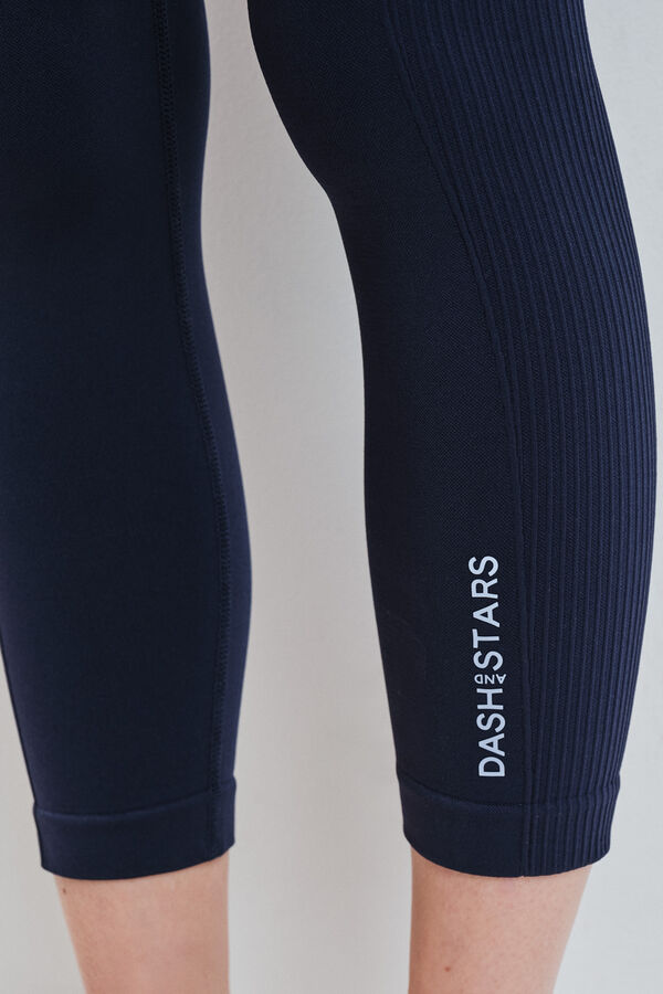 Dash and Stars Plave SEAMLESS COMFORT helanke do listova blue