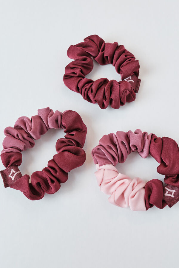 Dash and Stars Pakovanje od 3 roze gumice za kosu pink