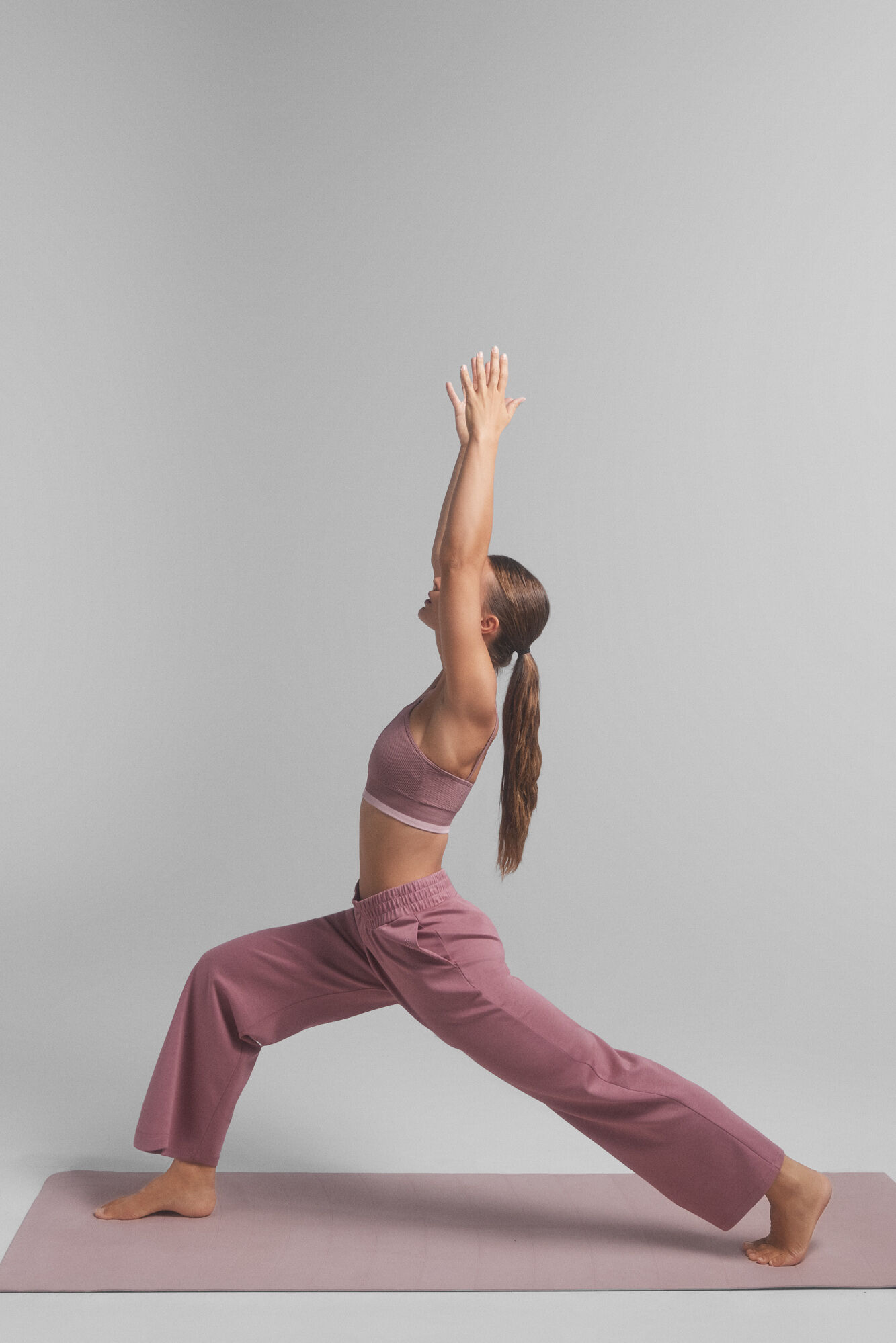 Dash and Stars Pantal&oacute;n jogger suave rosa