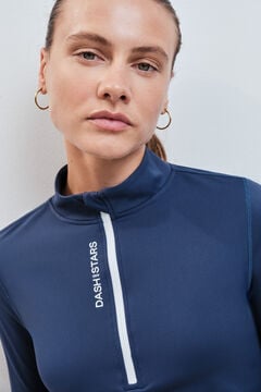 Dash and Stars Plava uska majica dugih rukava