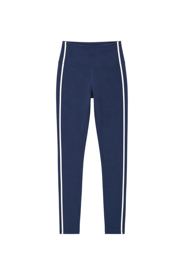 Dash and Stars Plave duge helanke 4D STRETCH blue