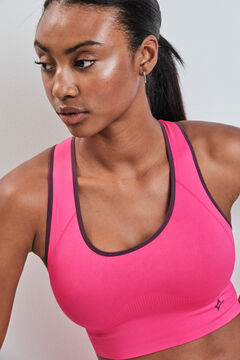 Dash and Stars Roze sportski grudnjak sa dva lica 4D Stretch