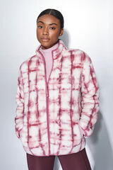 Dash and Stars Roze rajsferšlus sa flis u boji žvakaće duks  pink