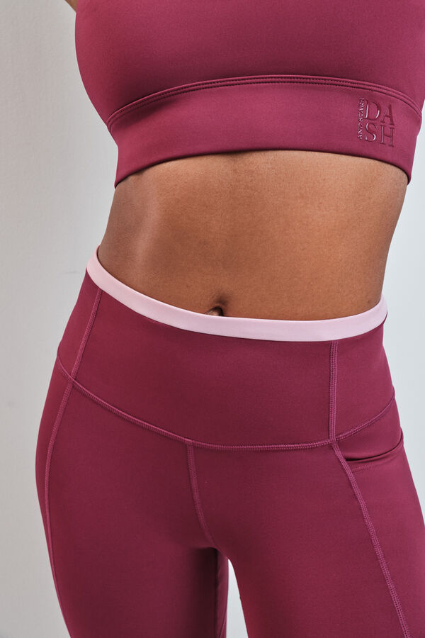 Dash and Stars Bordo 4D STRETCH helanke red