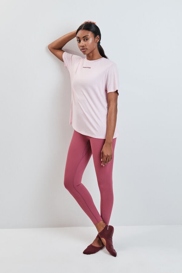Dash and Stars Roze modalna majica kratkih rukava pink