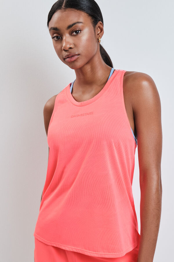 Dash and Stars Crvena majica sa halter izrezom red