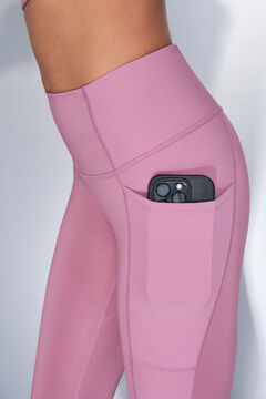 Dash and Stars Legging curta rosa 4D STRETCH