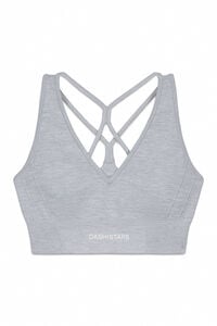 Dash and Stars Sivi SEAMLESS COMFORT sportski grudnjak
